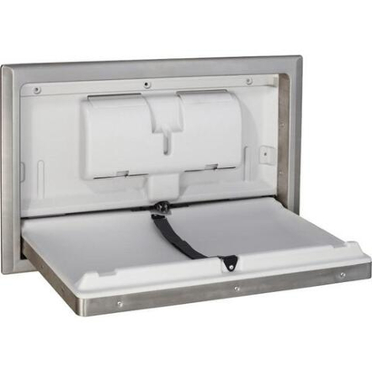 Пеленальный стол нерж. сталь/ полиэтилен NOFER 09200.2.S матовый