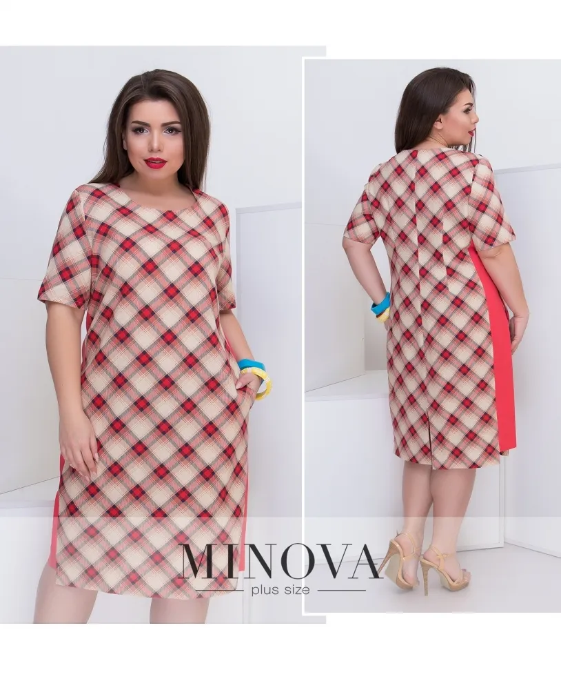 Платье 291-красный Minova