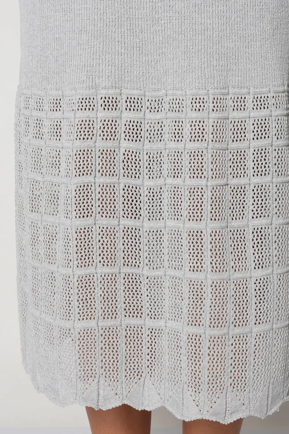 Юбка И 019/св.серый