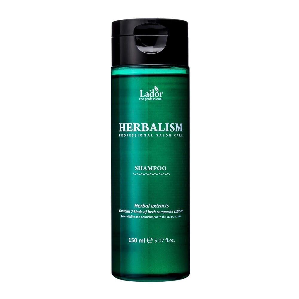 Слабокислотный травяной шампунь с аминокислотами Lador Herbalism Shampoo, 150 мл