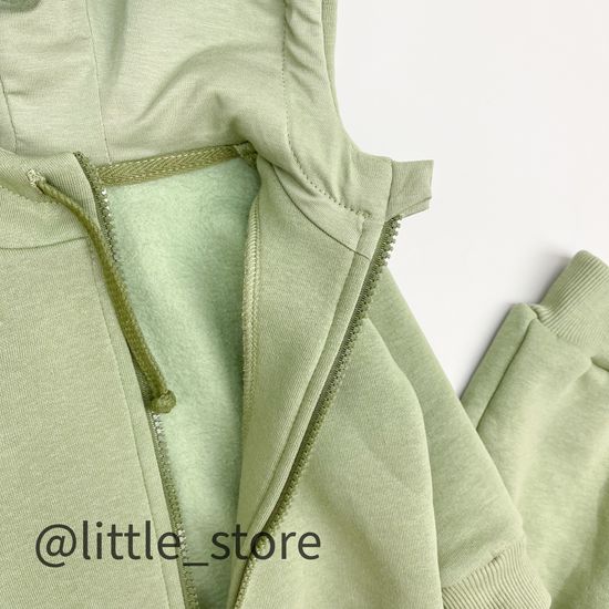 Комплект из футера с начесом "New one" Эвкалипт