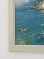 Картина на натуральном холсте настенная интерьерная 27*27 см