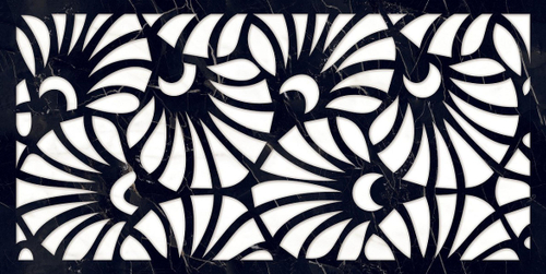 Керамогранит Artceramic Mira Black Decore 60x120 Glossy (1,44 кв.м.) PS-00011946