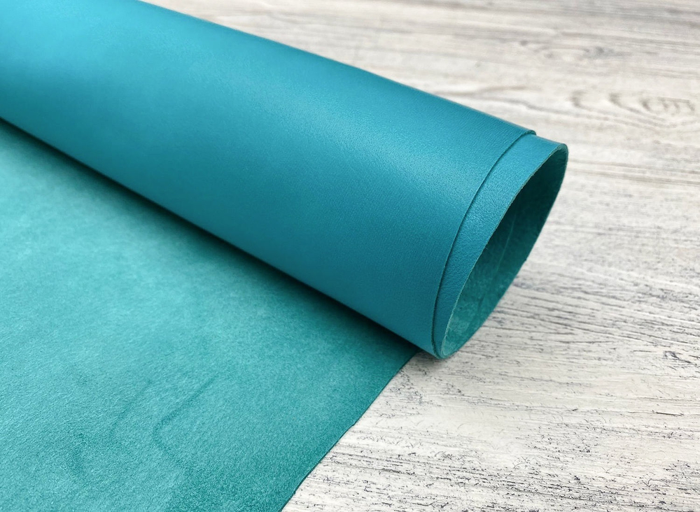 Aquazurra (0,5-0,7мм), цв. Лазурный, натуральная кожа