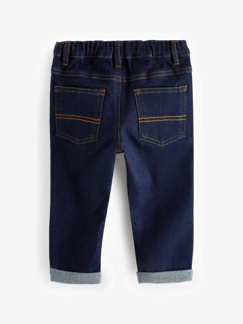 Джинсы стрейч для мальчика Next 157-666, Темно-синий