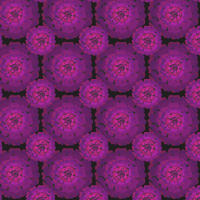 Узорные круги цвета фуксии 3D