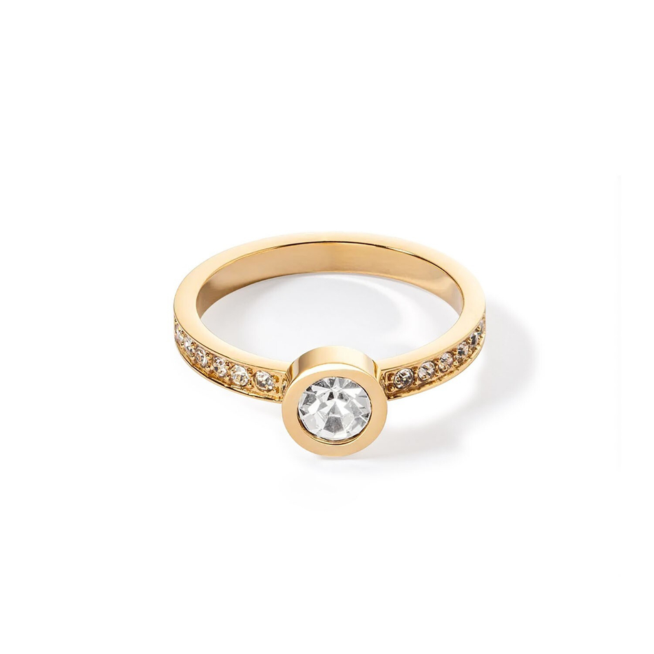 Кольцо Coeur de Lion Crystal-Gold 16.5 мм 0228/40-1816 52