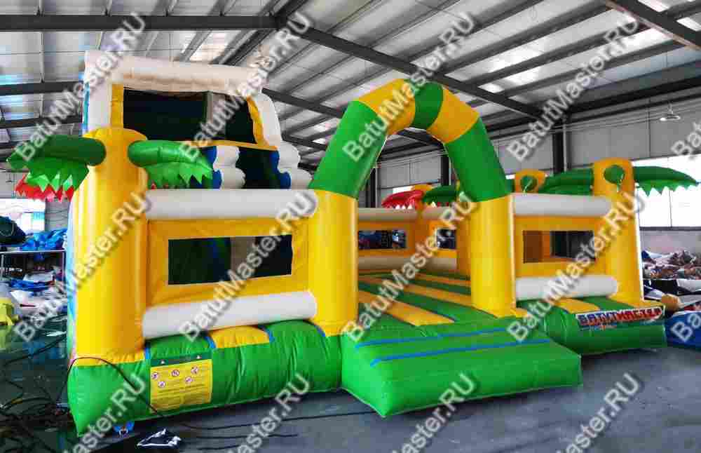 Коммерческий батут "Яркая поляна" 6*5*4 м