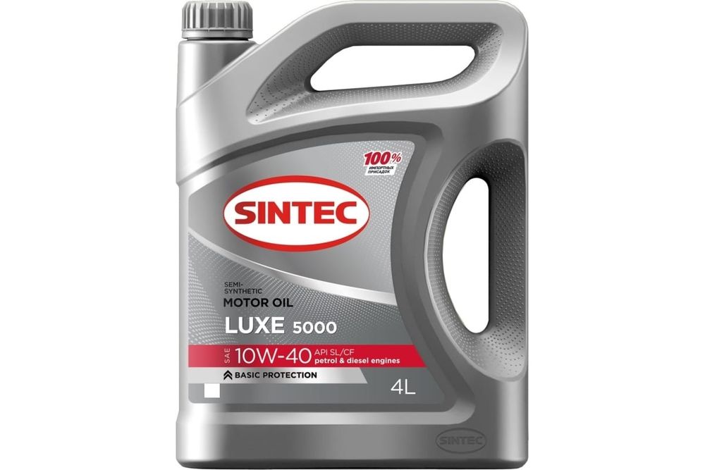 Масло Sintec Luxe 5000 10W40 SL/CF (4л) п/синтетика