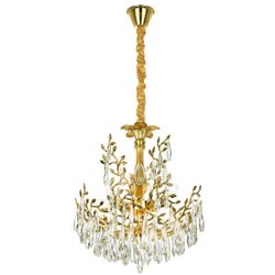 Citilux RITZ CL310062 Люстра хрустальная подвесная Золото