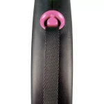flexi рулетка Black Design M ( до 25 кг ) лента черный розовый