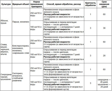 Обработка сада бордоской жидкостью весной: защита от парши и монилиоза до распускания почек