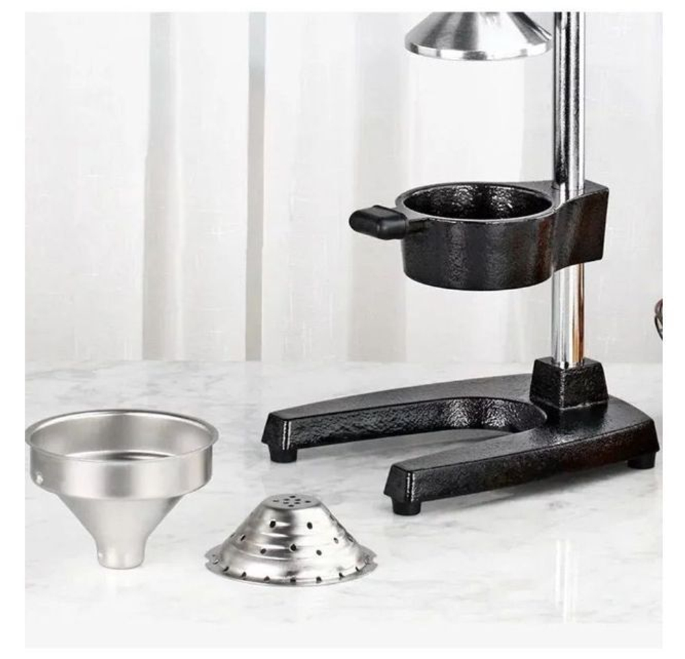 Соковыжималка пресс для цитрусовых и гранатов, цвет оранжевый