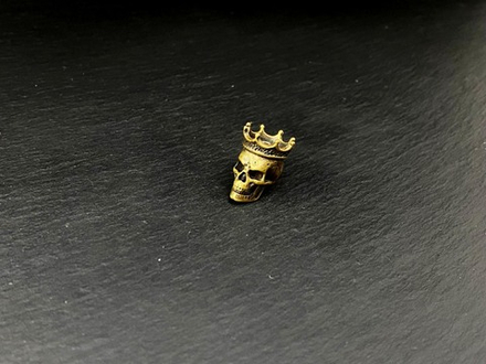 Бусина. Череп King of Nothing