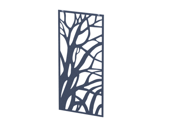 Перегородка с декором "Старое дерево" (фурнитура в комплекте) 120х1,2х240