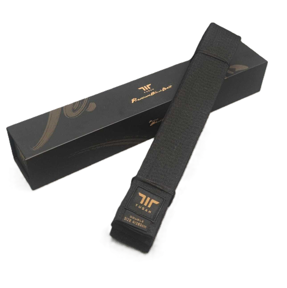 Пояс для тхэквондо Tusah черный Special Edition Black Belt