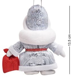 РусКукла RK-783 Кукла подвесная «Дед Мороз с мешком»