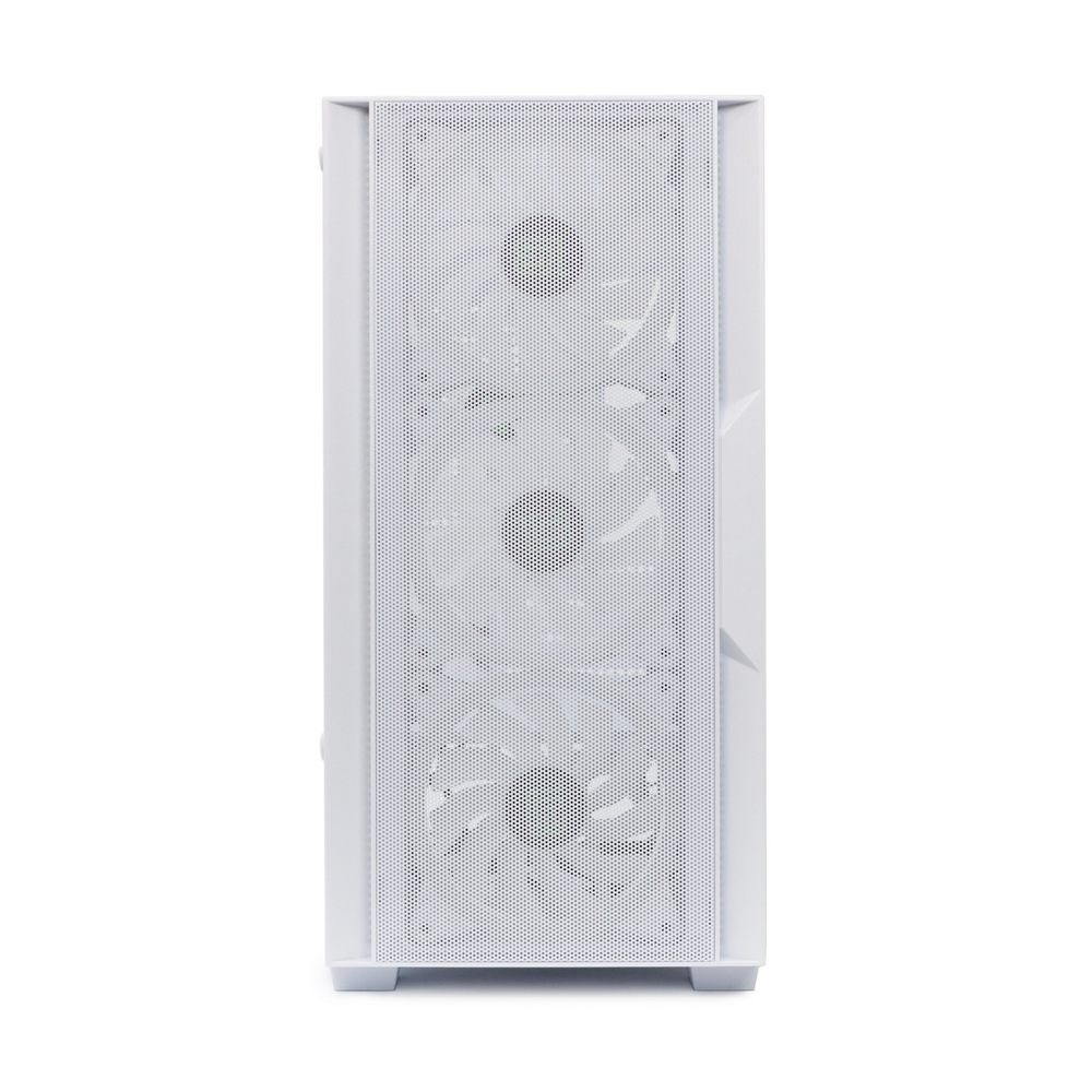 Корпус BaseTech eXtreme GFX-06, Без БП, mATX, белый, 4xFRGB FAN, 2xUSB2, 1xUSB3, бок: закалённое стекло (BT-GFX-06W-MESH-4F-RGB)