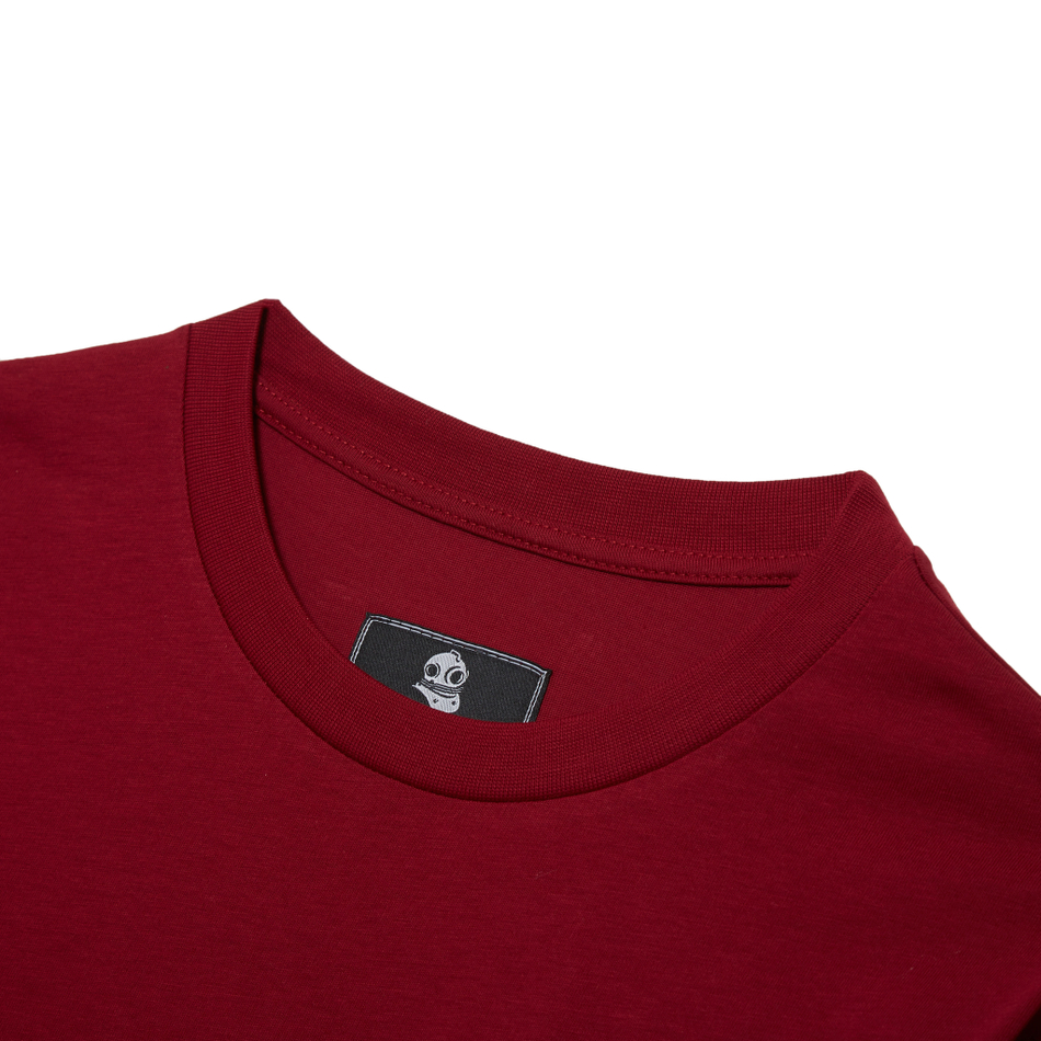 Bordeaux LONGSLV Basic Logo