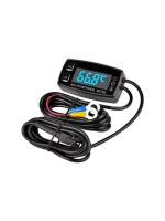 Тахометр цифровой LED + термометр под свечу RL-HM035LT