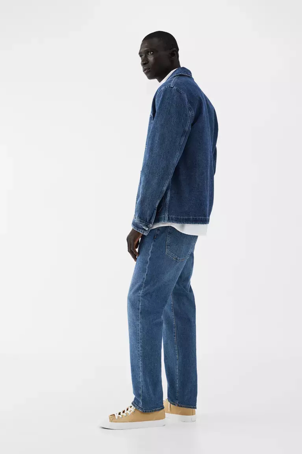 H&M ДЖИНСЫ, ТЕМНЫЙ СИНИЙ