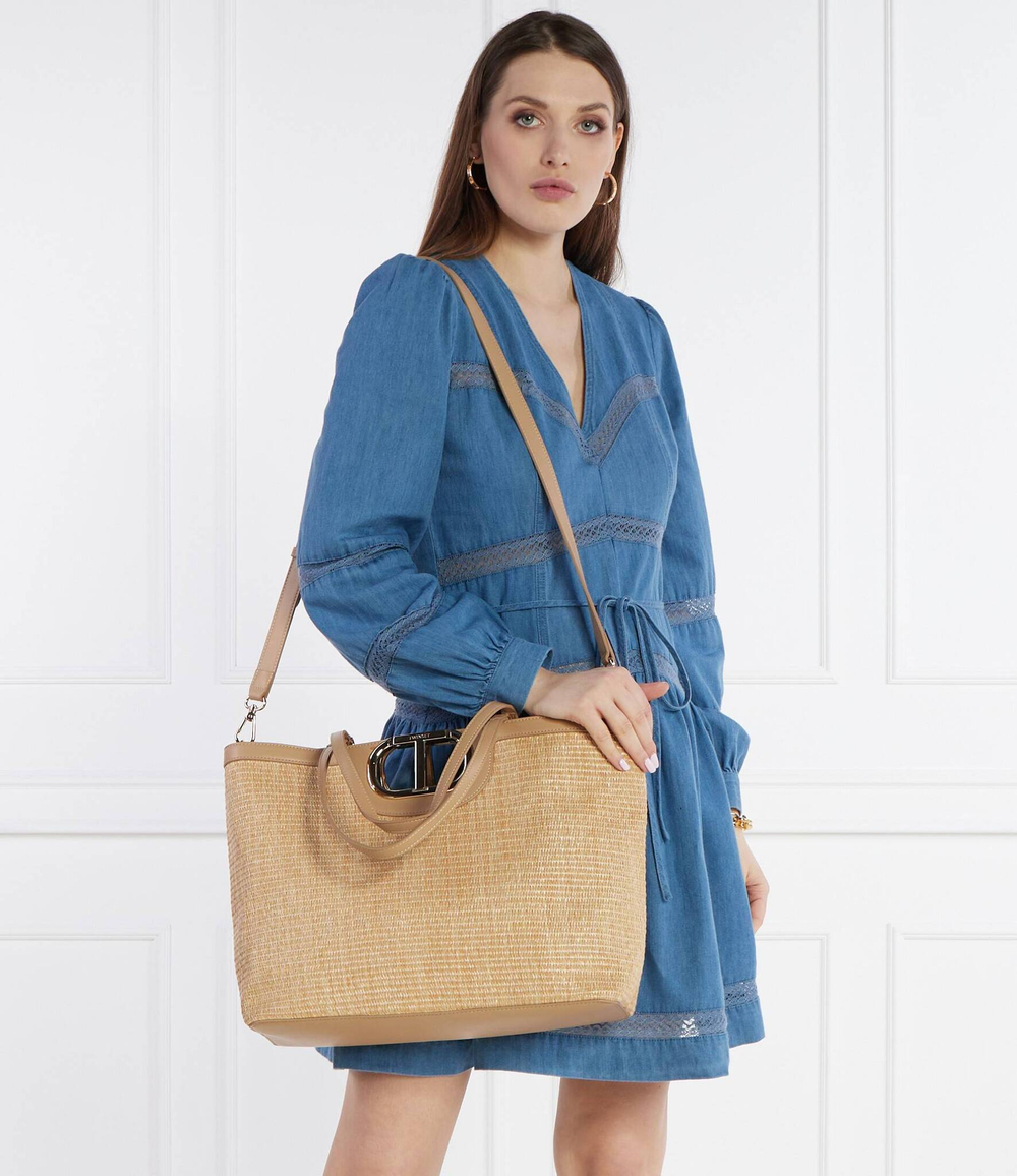 Сумка-шопер Lila TWINSET - бежевый(241TB7360)