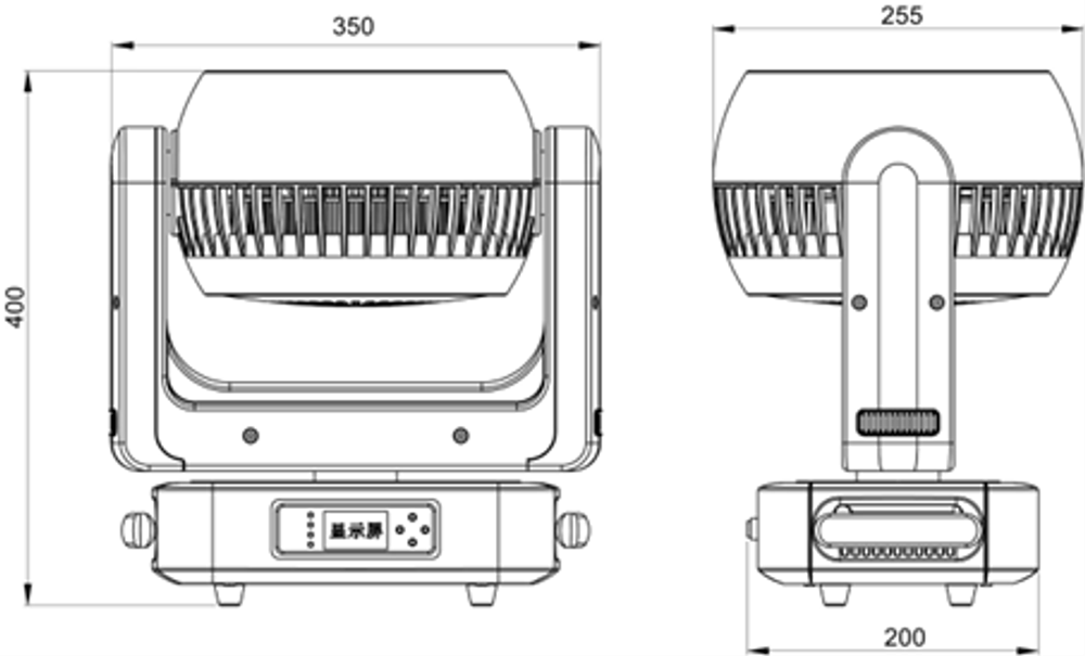 Wash SPIDER 7x60 — вращающаяся голова RGBW