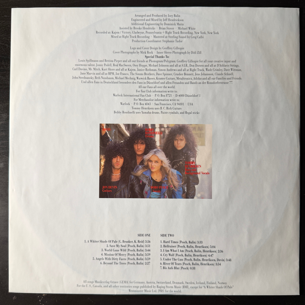 Doro ‎– Force Majeure (Германия 1989г.)