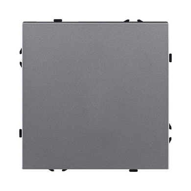 Выключатель 1-клавишный 10А/250В, серый Kollinger Eclipse EC-001GY