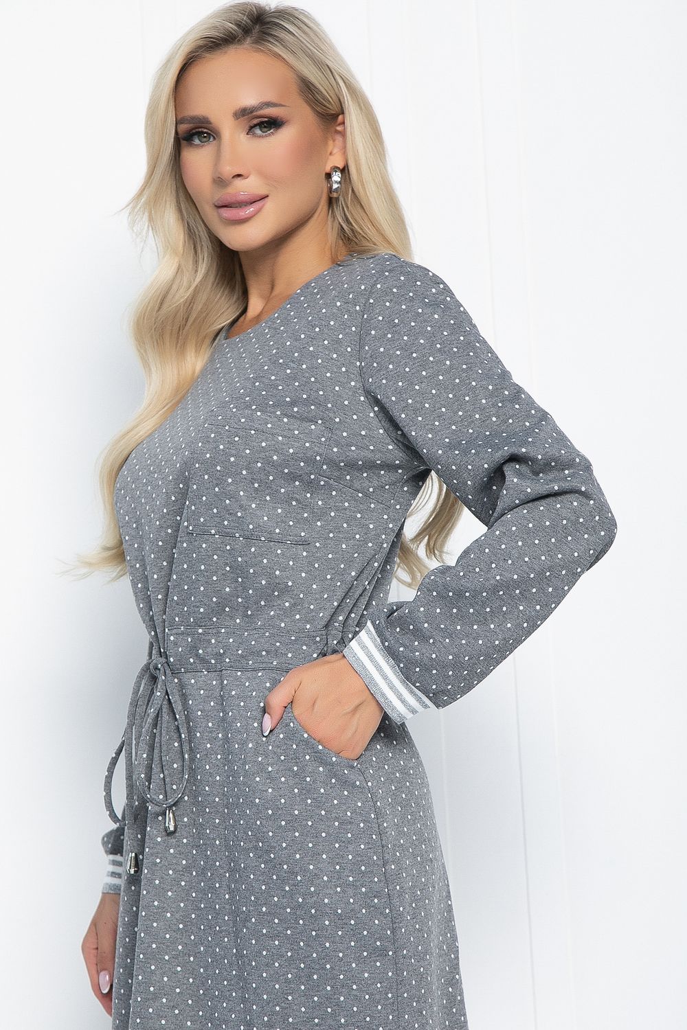 Платье Верона (серое) П11093 LT Collection