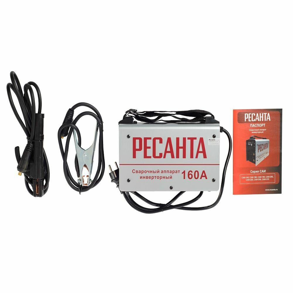 Сварочный аппарат инверторный Ресанта САИ-160 (ММА, 160 А, ПВ - 70%)