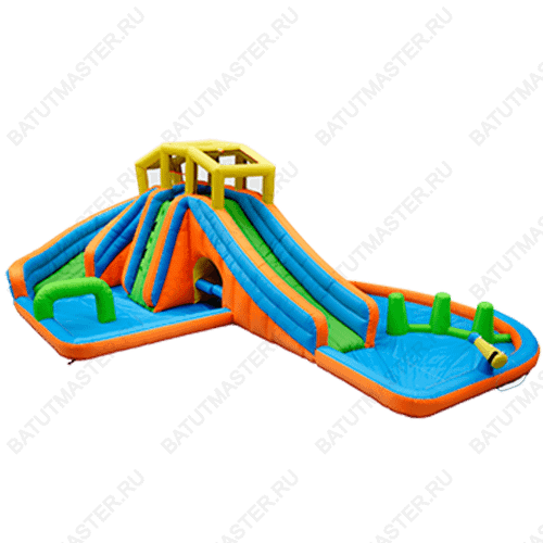 Батут для детей на дачу "Тихая гавань" 5*4*2,6 м