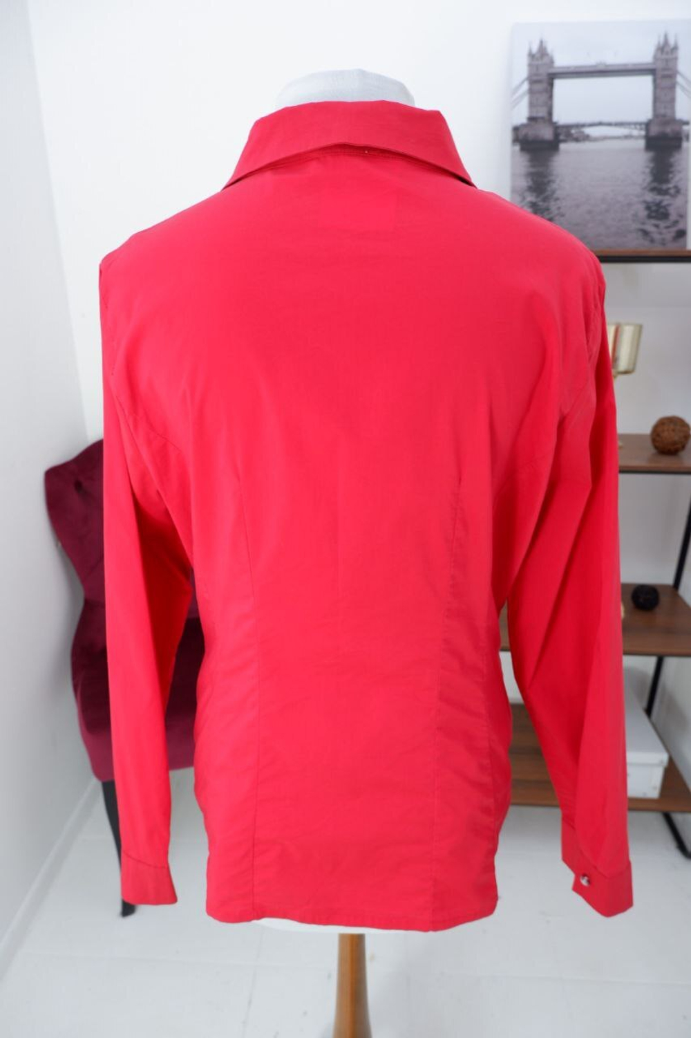 Блузка Emony с хлопком однотонная 50 размер