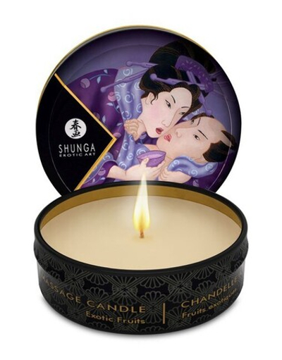 Свеча-массажное масло Libido (экзотические фрукты) 30 мл (Цвет: белый)