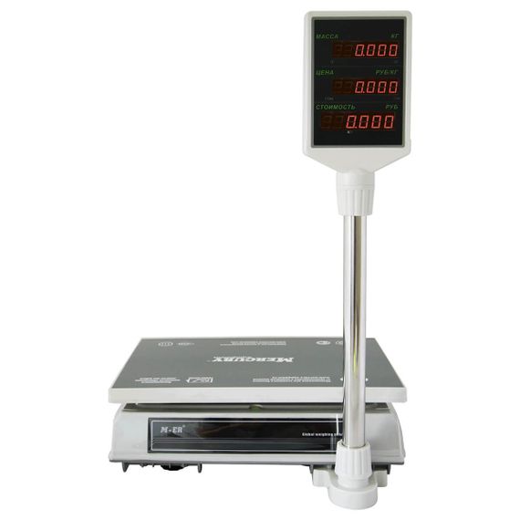 Торговые настольные весы M-ER 326 ACP &quot;Slim&quot; LED Белые