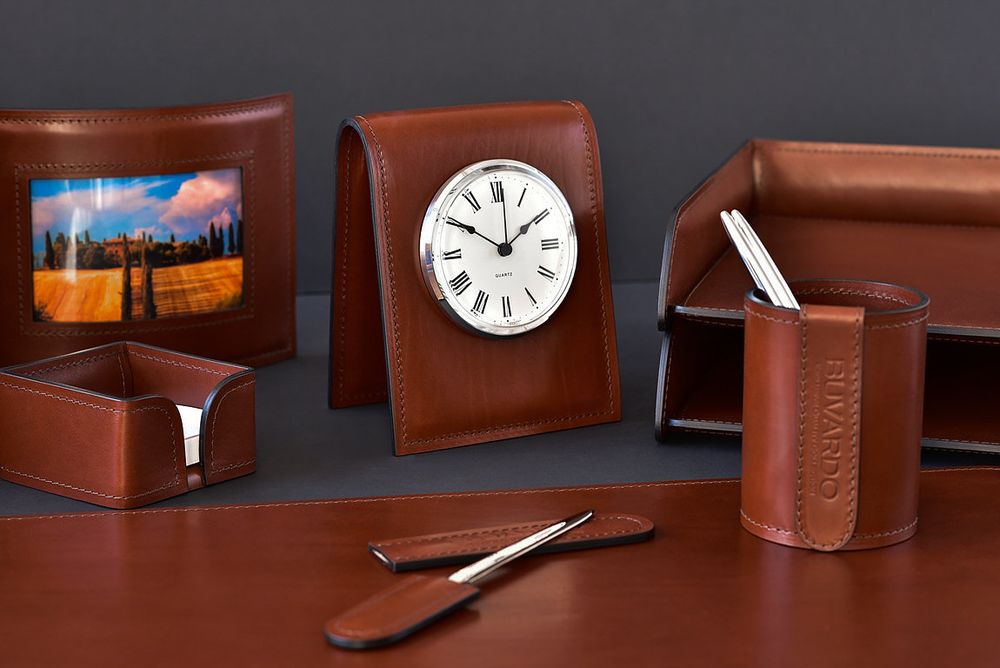 ЧАСЫ D103 из кожи Full Grain Toscana Tan