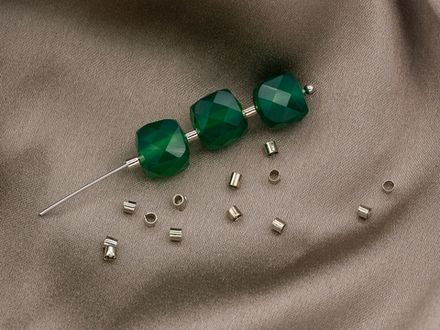 Кримпы трубочки 1,5мм (1гр)