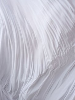 Микрофибра бельевая, эффект шелка, Турция, белый 001