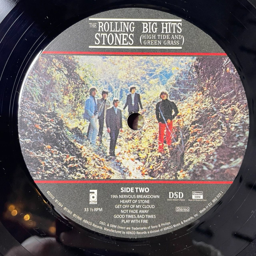 Винтажная виниловая пластинка LP The Rolling Stones Big Hits (High Tide And Green Grass) (EU 2003)