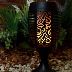 USL-S-183-PM490 SMALL TORCH Садовый светильник на солнечной батарее Факел маленький. Свечение эффект пламени. 1xАА Ni-Mh аккумулятор в-к. IP44. TM Uniel.