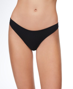 OYSHO Плавки бикини средней посадки из ткани пике, черный