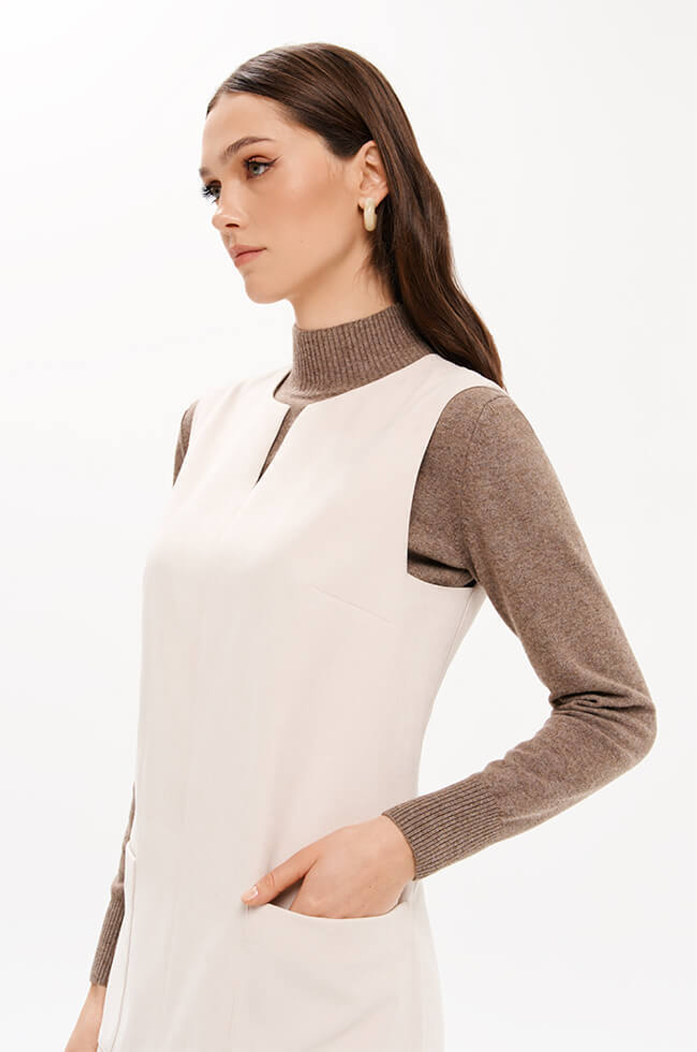 51692 Платье женское (кремовый)