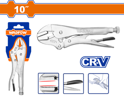 Клещи зажимные 250 мм 0-43 мм (5/30) WADFOW WLP2C02