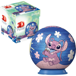 Ravensburger - 3D пазл Шар: Дисней Стич Андзия 54 детали. 115983