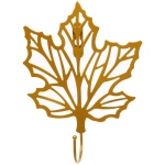 Крючок интерьерный металлический «ЛОФТ ТАМБЛ», клео, цвет золото, 11,5*18см