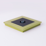 ТВ-розетка проходная (черный матовый)