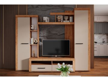 Гостиная МАРСЕЛЬ-4 дуб крафт золотой / кашемир