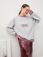 СВИТШОТ «UNSTOPPABLE GIRL» СЕРЫЙ МЕЛАНЖ