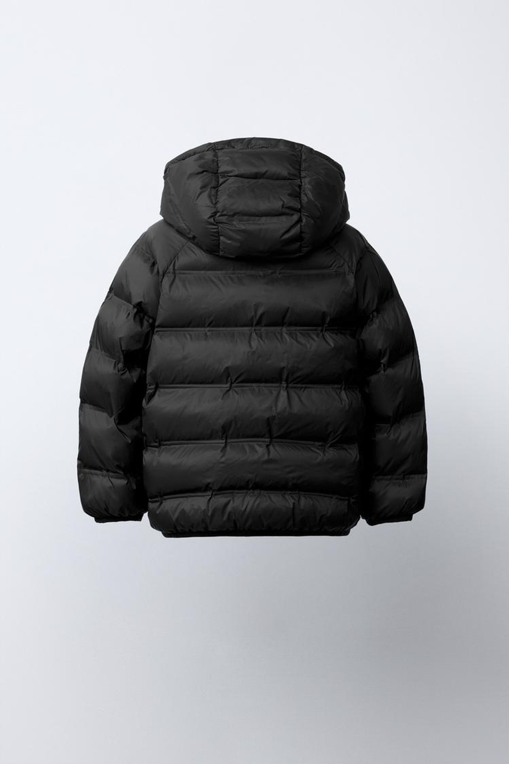 ZARA ЛЕГКАЯ НЕПРОМОКАЕМАЯ КУРТКА, ЧЕРНЫЙ