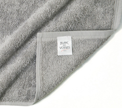 Набор полотенец 30x50 2шт Blanc des Vosges Uni Silver silver серое